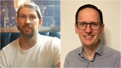 Idea to launch: James Watt (left) and new chief supply chain officer Chris Fielden