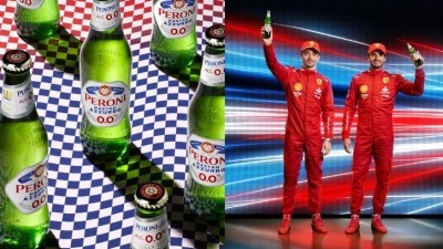 Peroni Nastro Azzurro 0.0% partnership with Ferrari